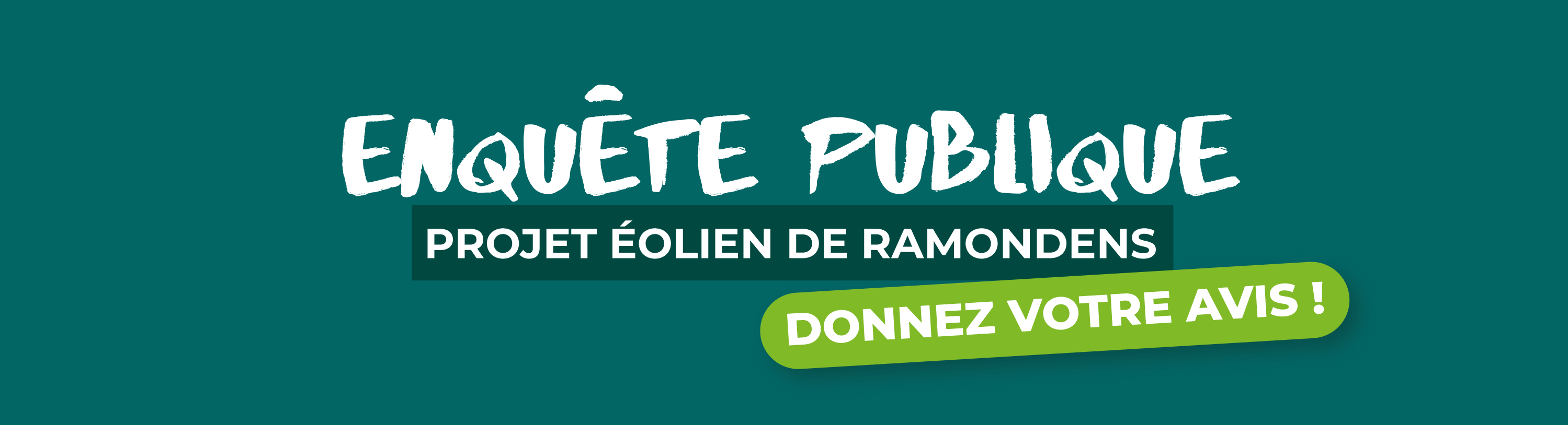 [ENQUÊTE PUBLIQUE] Donnez votre avis sur le projet éolien du 7 juin au 16 juillet 2021
